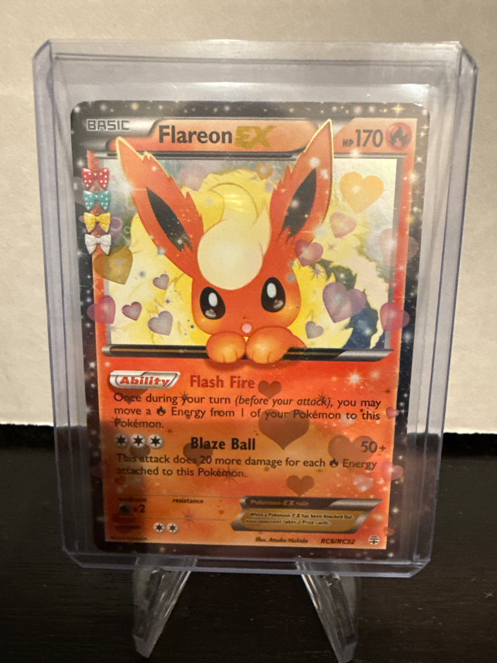 Pokemon TCG 2016 Flareon EX XY Generations Ultra Rare, RC6/RC32