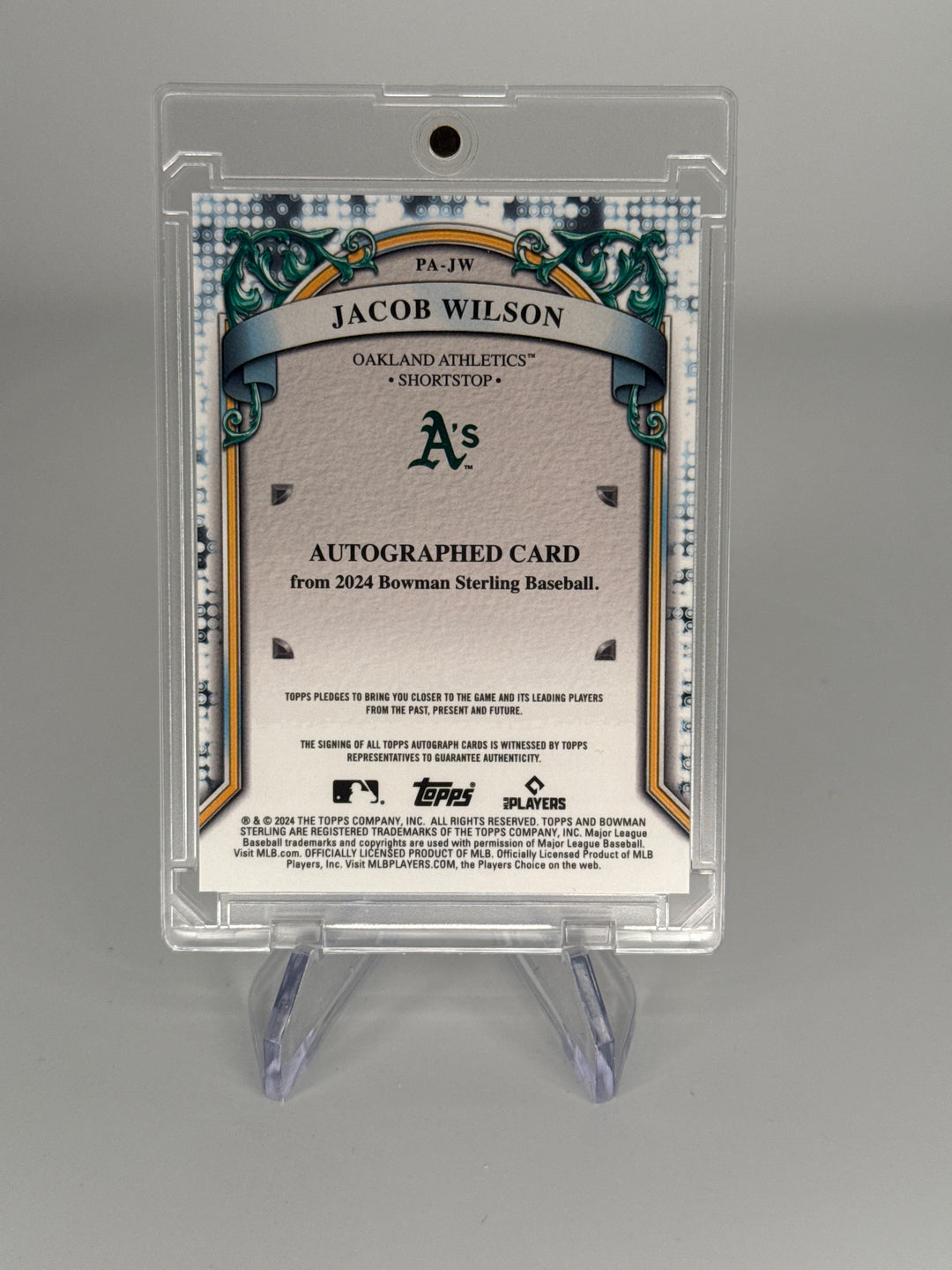 Jacob Wilson 2024 Bowman Sterling Auto