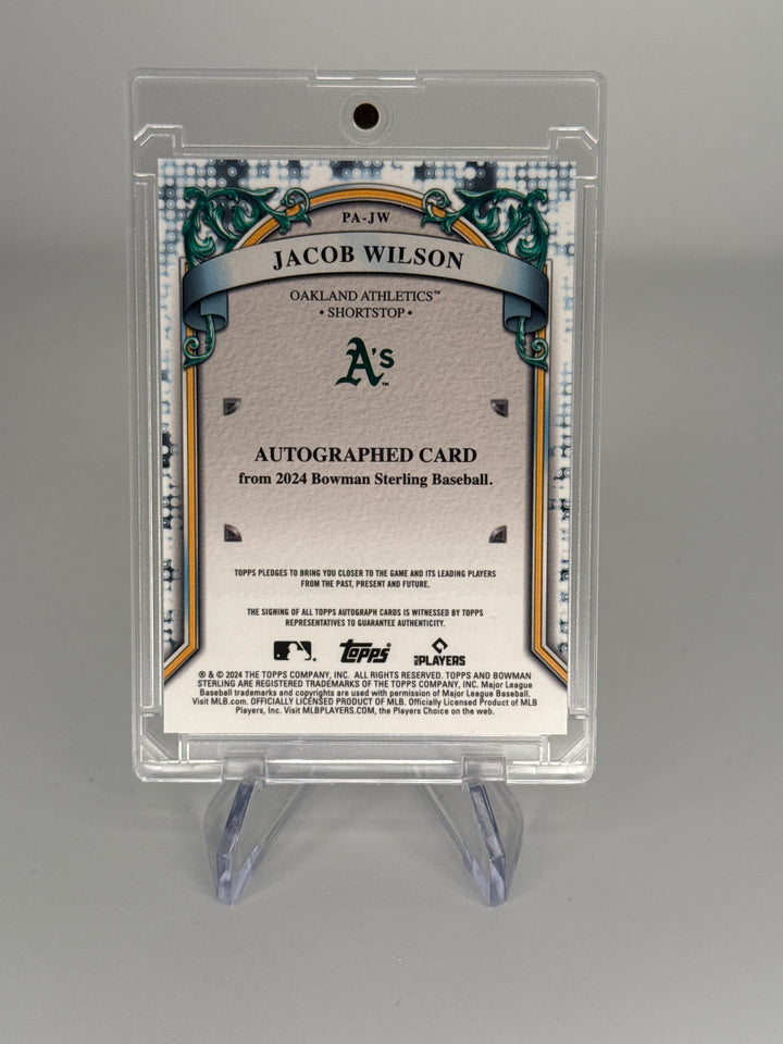 Jacob Wilson 2024 Bowman Sterling Auto