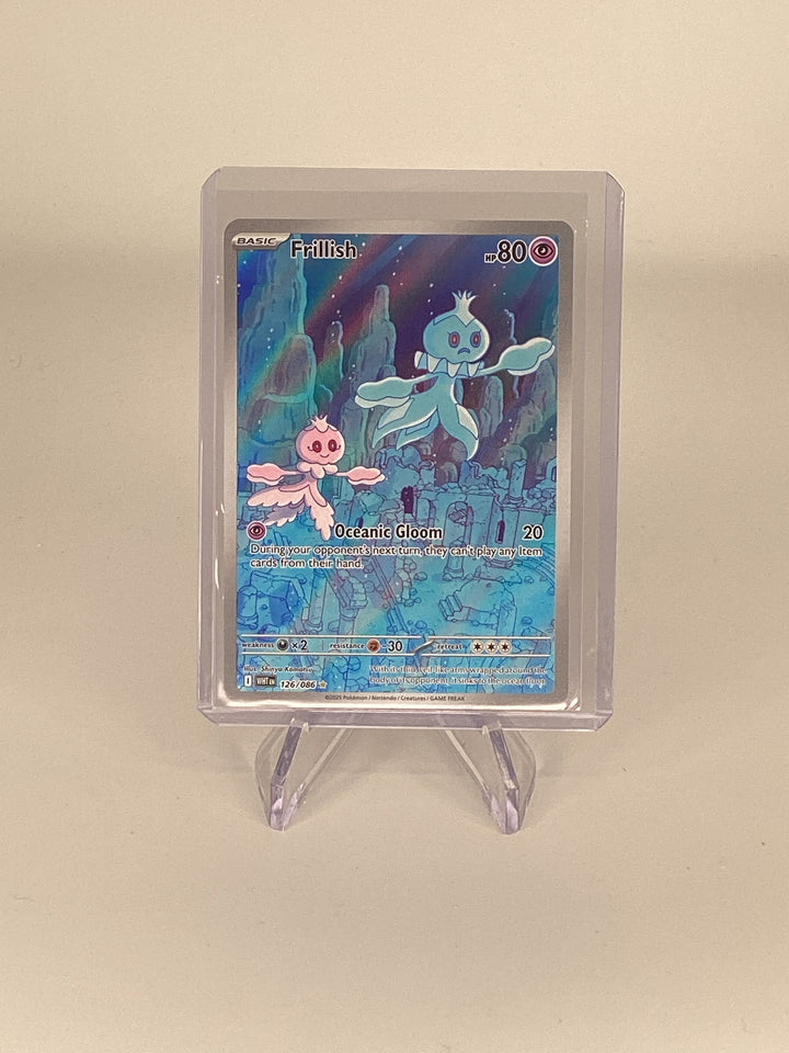 Pokemon TCG 2025 Frillish White Flare Full Art, 126/086