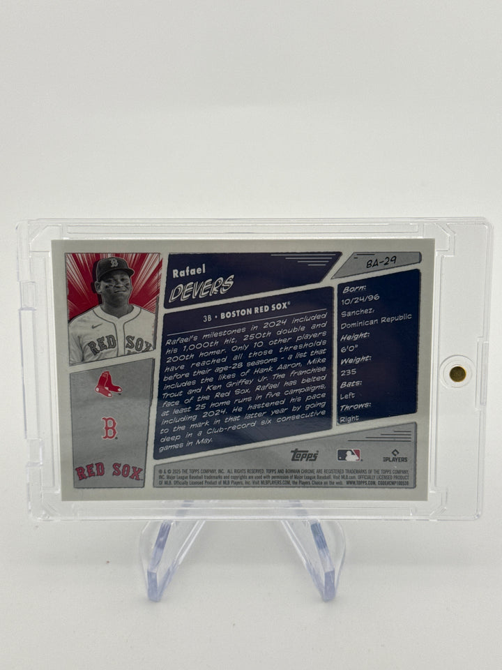 Rafael Devers 2025 Bowman Anime SSP Case Hit