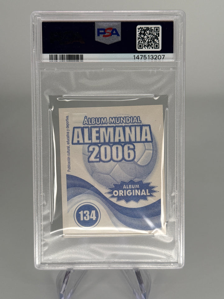 Lionel Messi 2006 Navarrete Mundial Alemania, 2006 World Cup Sticker, PSA 6