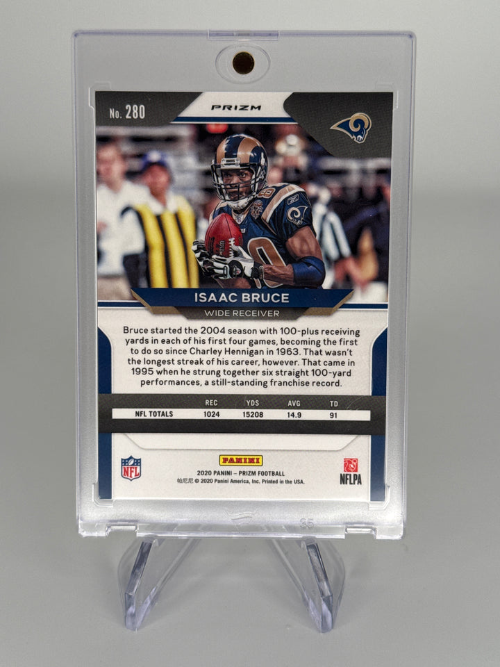 Isaac Bruce 2020 Panini Prizm Gold Prizm, 08/10
