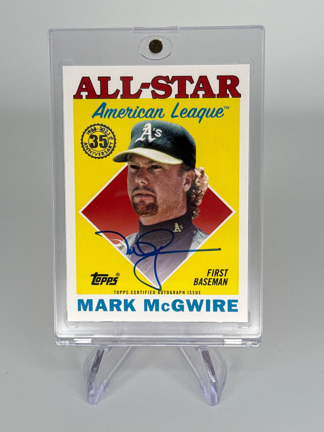Mark McGwire 2023 Topps 1988 All-Star Auto