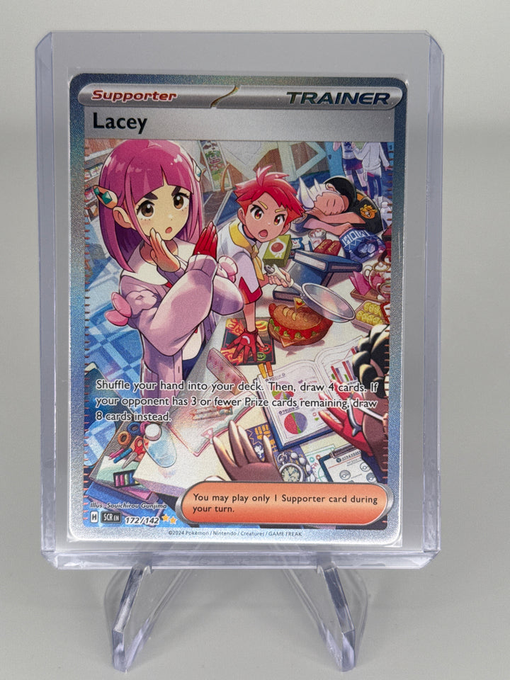 Pokémon TCG 2024 Lacey Stellar Crown Special Illustration Rare Trainer, 172/142