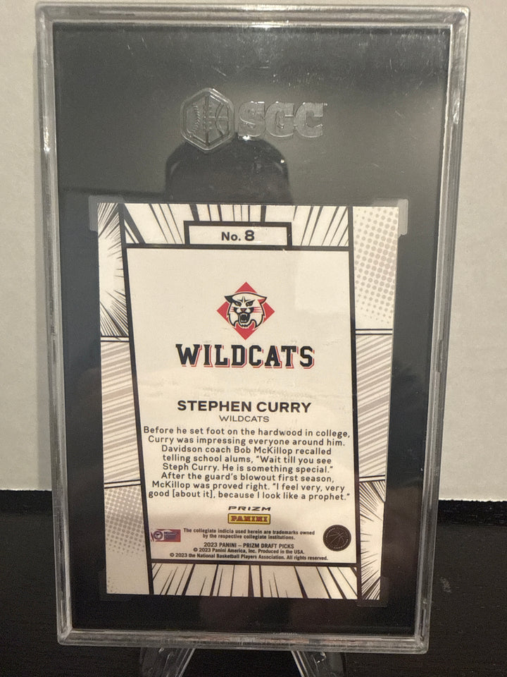 Stephen Curry 2023-2024 Panini Prizm Draft Picks SSP Manga Case Hit, SGC 9.5 Gem Mint