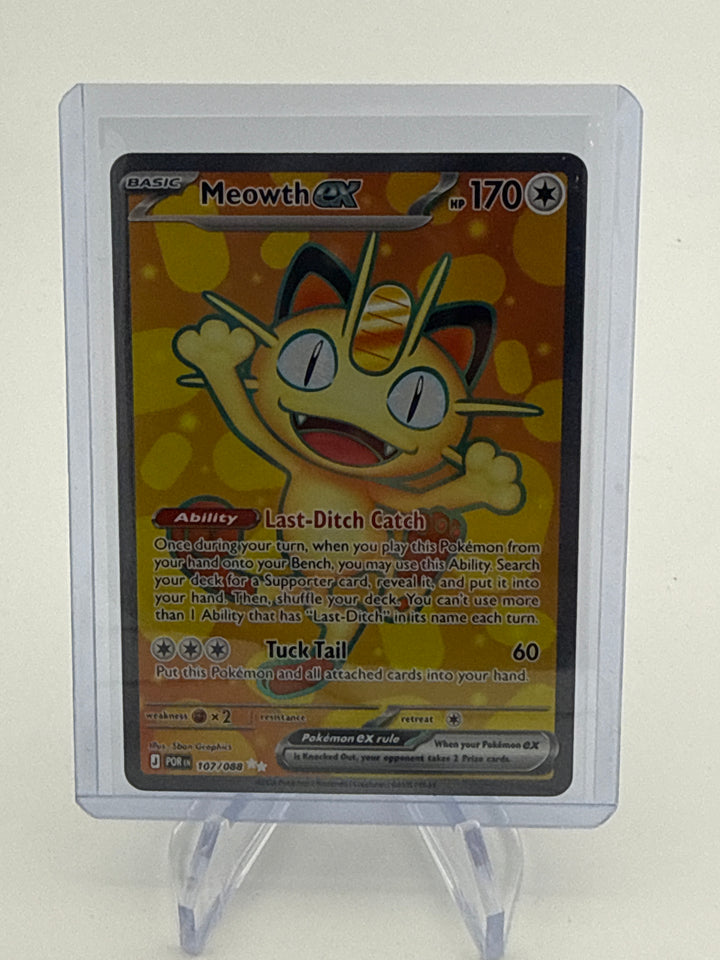 Pokemon TCG 2026 Meowth EX Perfect Order Ultra Rare, 107/088