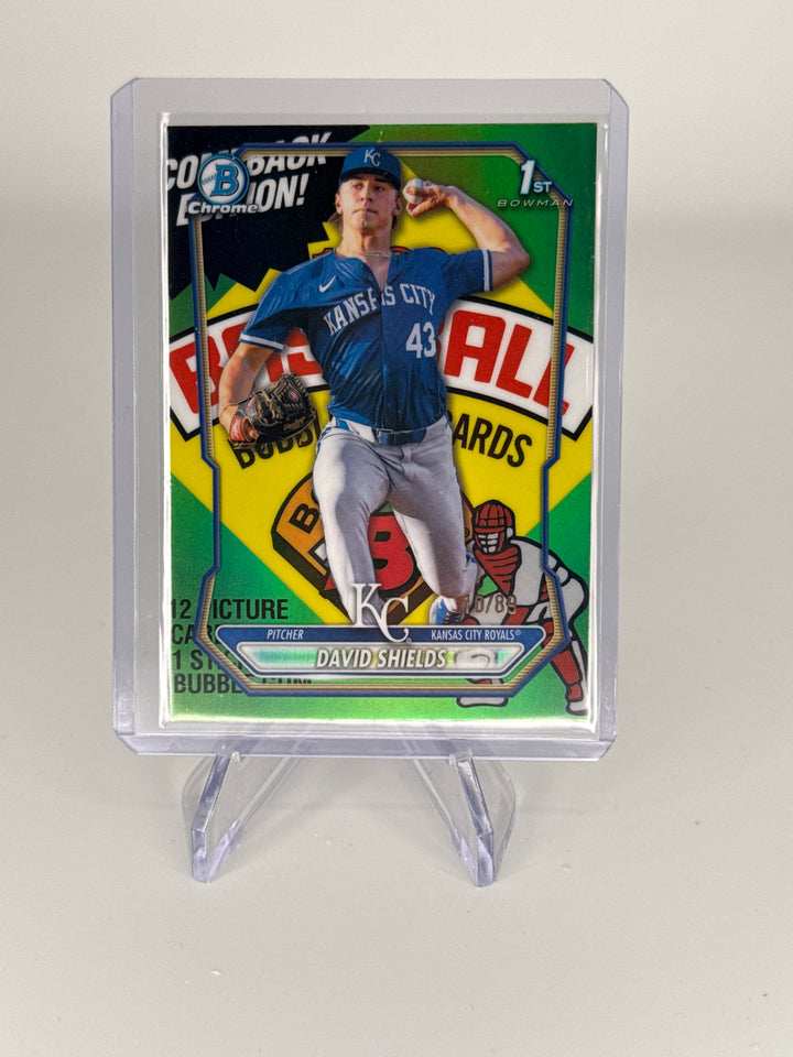 David Shields 2026 Bowman Chrome Packfractor 1st Bowman, 10/89