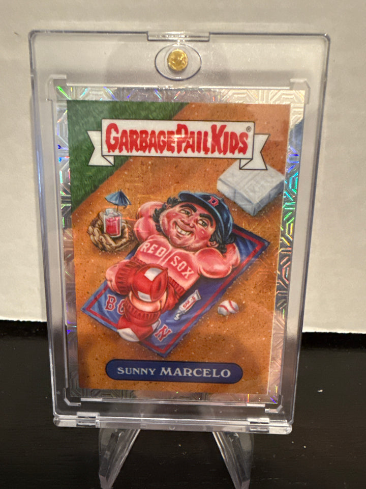 Marcelo Mayer 2024 Bowman Chrome Mega Box Sunny Marcelo Garbage Pail Kids SSP Case Hit Rookie