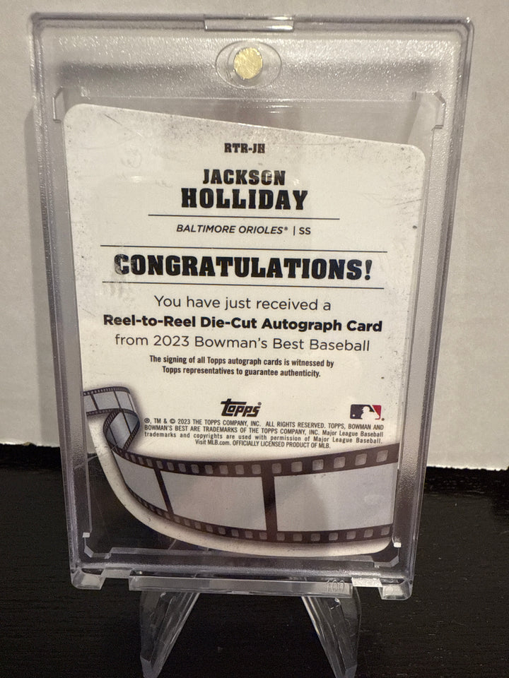 Jackson Holliday 2023 Bowmans Best Reel to Reel Auto, /150