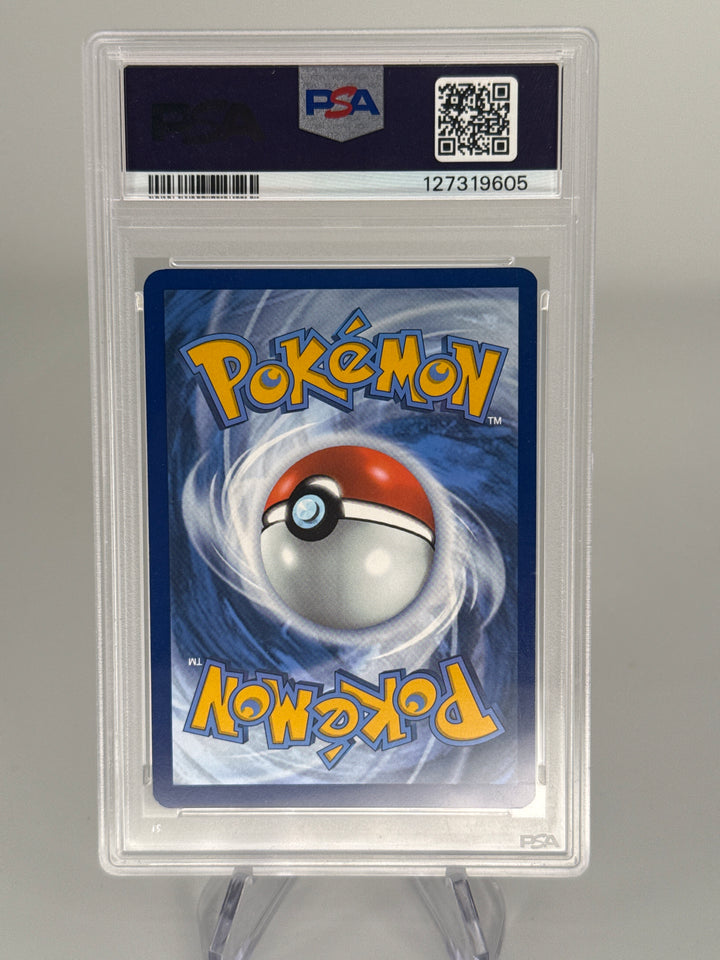 Pokemon TCG 2025 Team Rocket's Meowth Destined Rivals Full Art Illustration Rare, 203/182, PSA 9 Mint