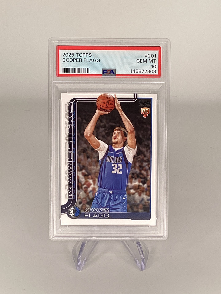 Cooper Flagg 2025 Topps Flagship, PSA 10 Gem Mint