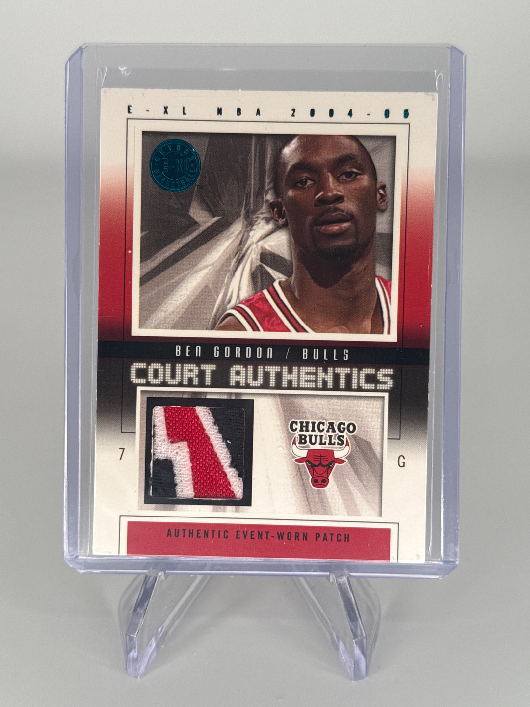 Ben Gordon 2004 Fleer Skybox E-XL Court Authentics Relic, 02/06