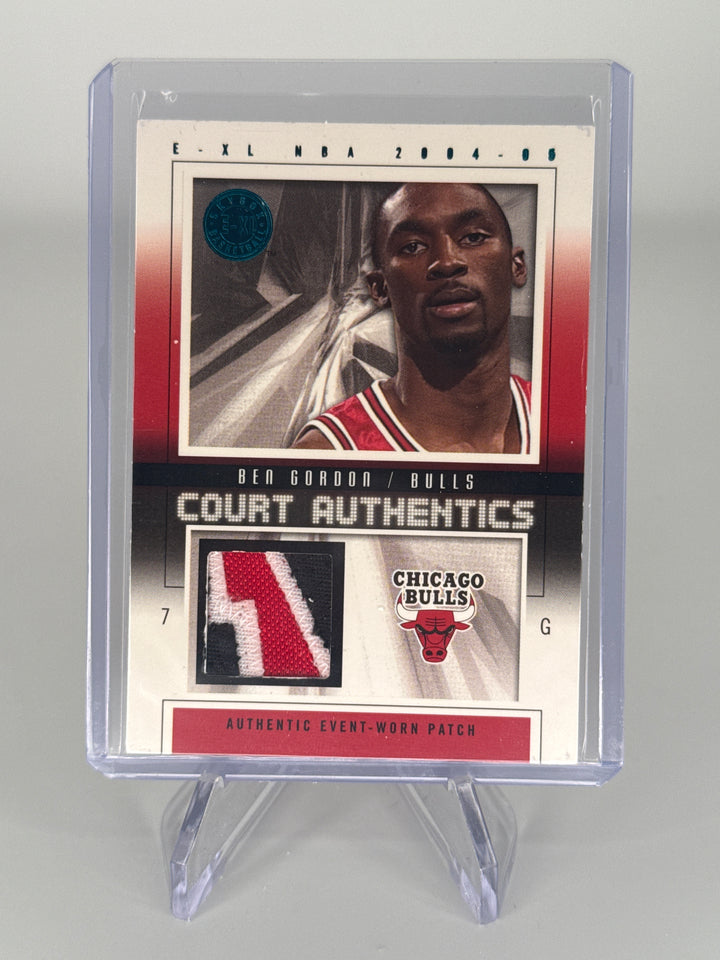 Ben Gordon 2004 Fleer Skybox E-XL Court Authentics Relic, 02/06