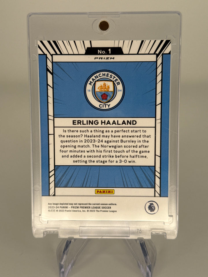 Erling Haaland 2023-2024 Panini Prizm Manga SSP Case Hit