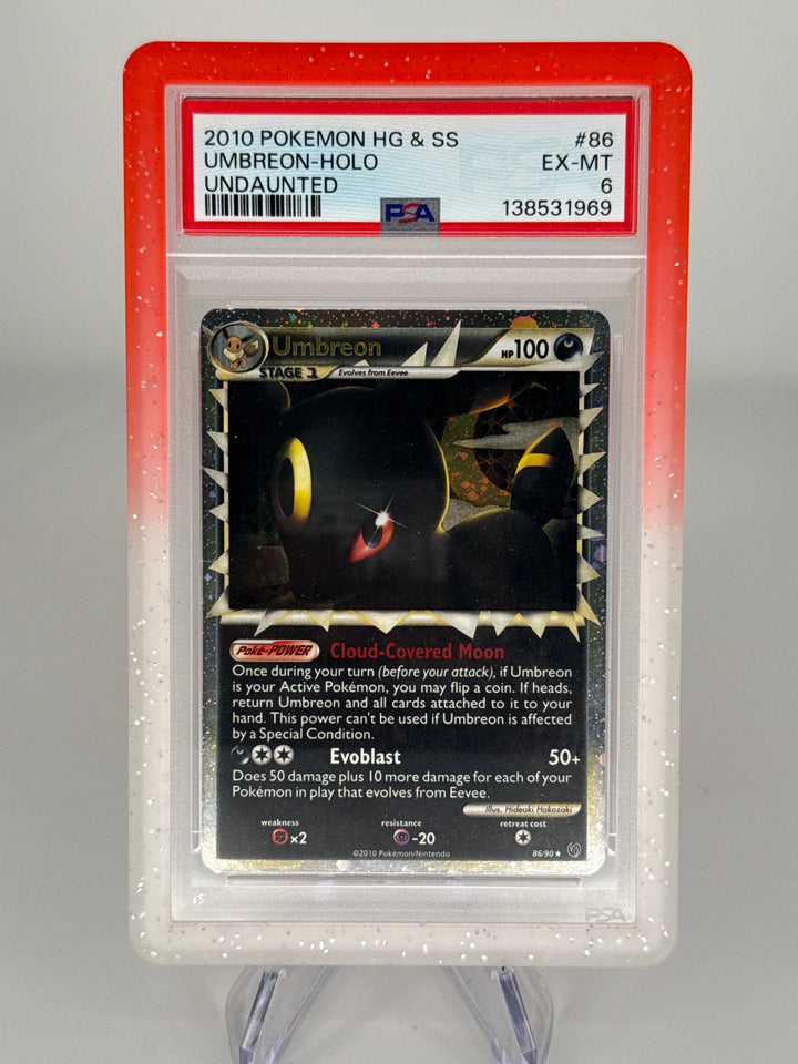 Pokemon TCG 2010 Umbreon Prime Undaunted Holo, 86/90, PSA 6