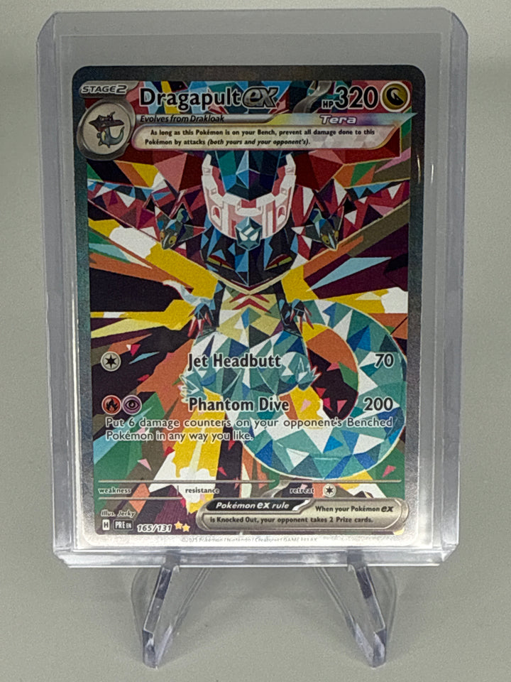 Pokemon TCG 2025 Dragapult EX Prismatic Evolutions Special Illustration Rare, 165/131