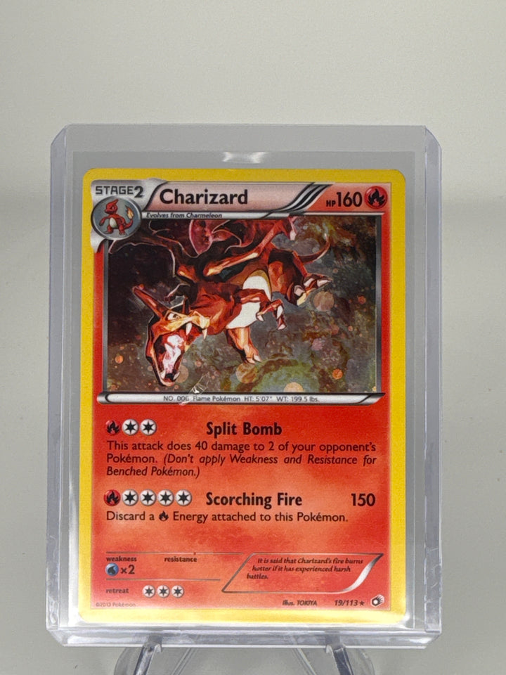 Pokemon TCG 2013 Charizard Legendary Treasures Rare Cosmos Holo, 19/113