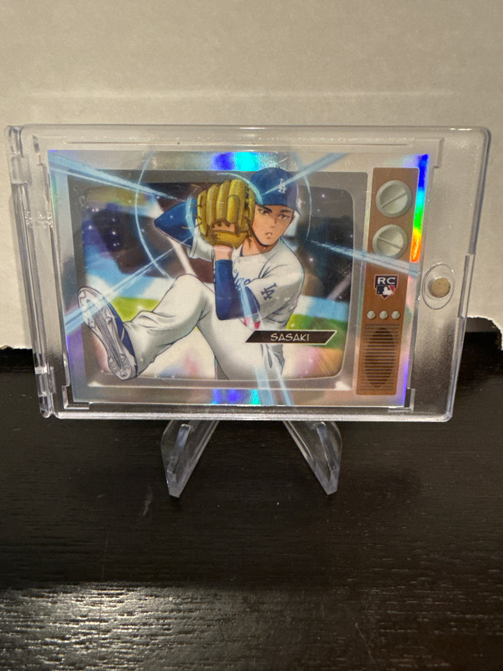Roki Sasaki 2025 Bowman Anime Rookie SSP Case Hit