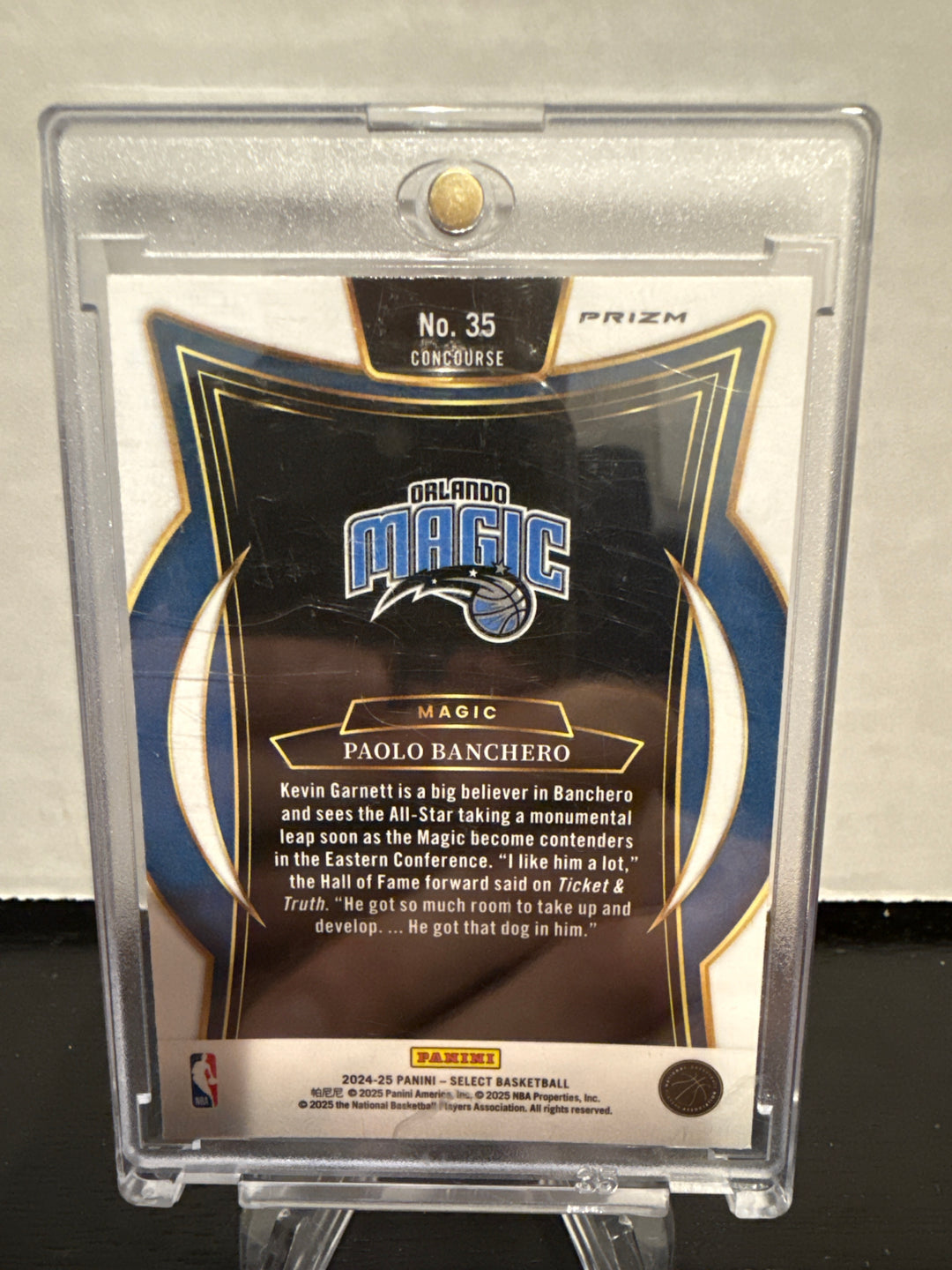 Paolo Banchero 2024-2025 Panini Select Tiger Stripe SSP