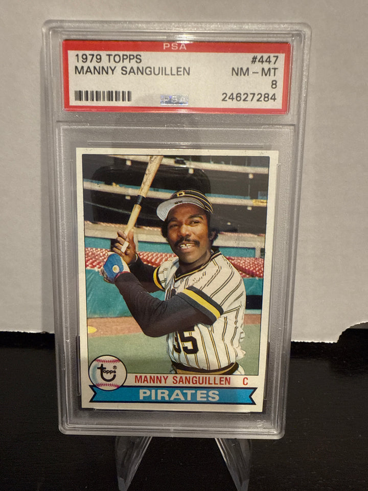 Manny Sanguillen 1979 Topps, PSA 8