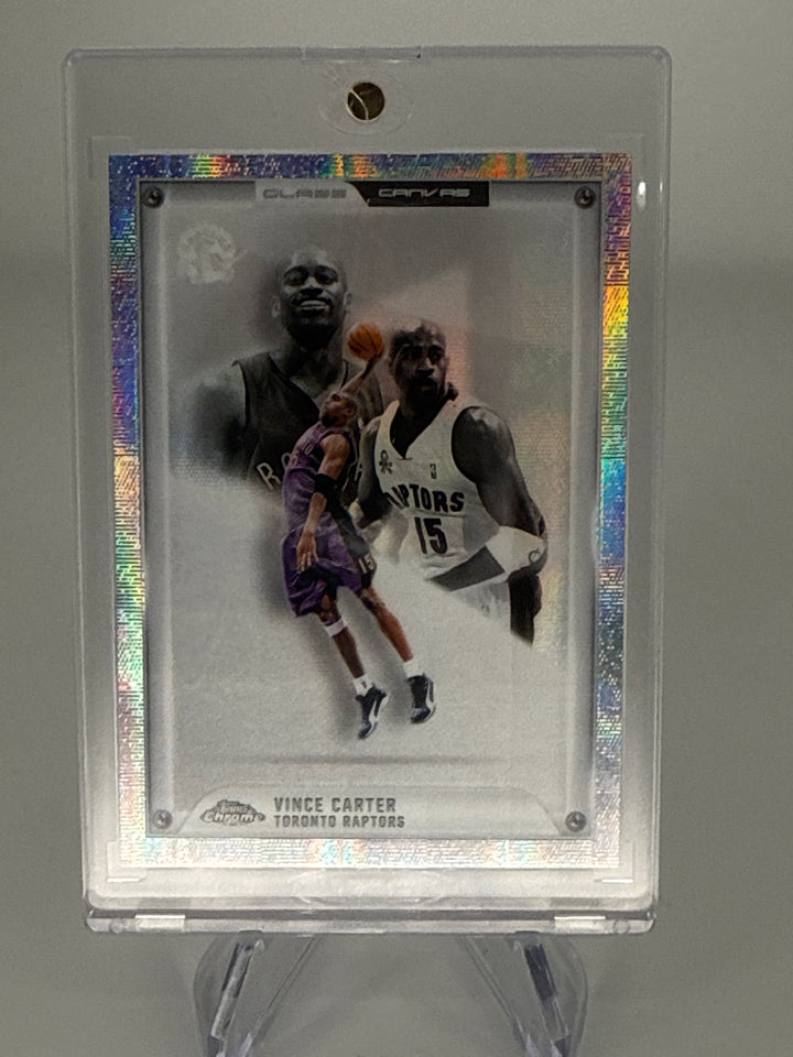 Vince Carter 2026 Topps Chrome Glass Canvas SSP Case Hit