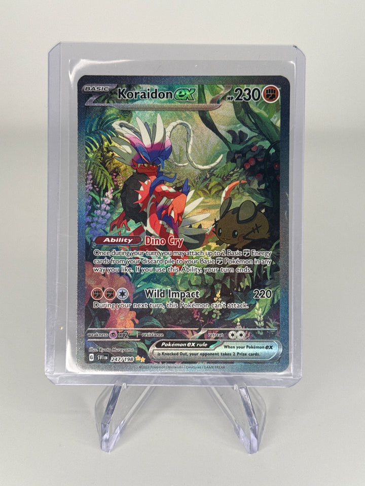 Pokémon TCG 2023 Koraidon EX Scarlet & Violet Special Illustration Rare, 247/198