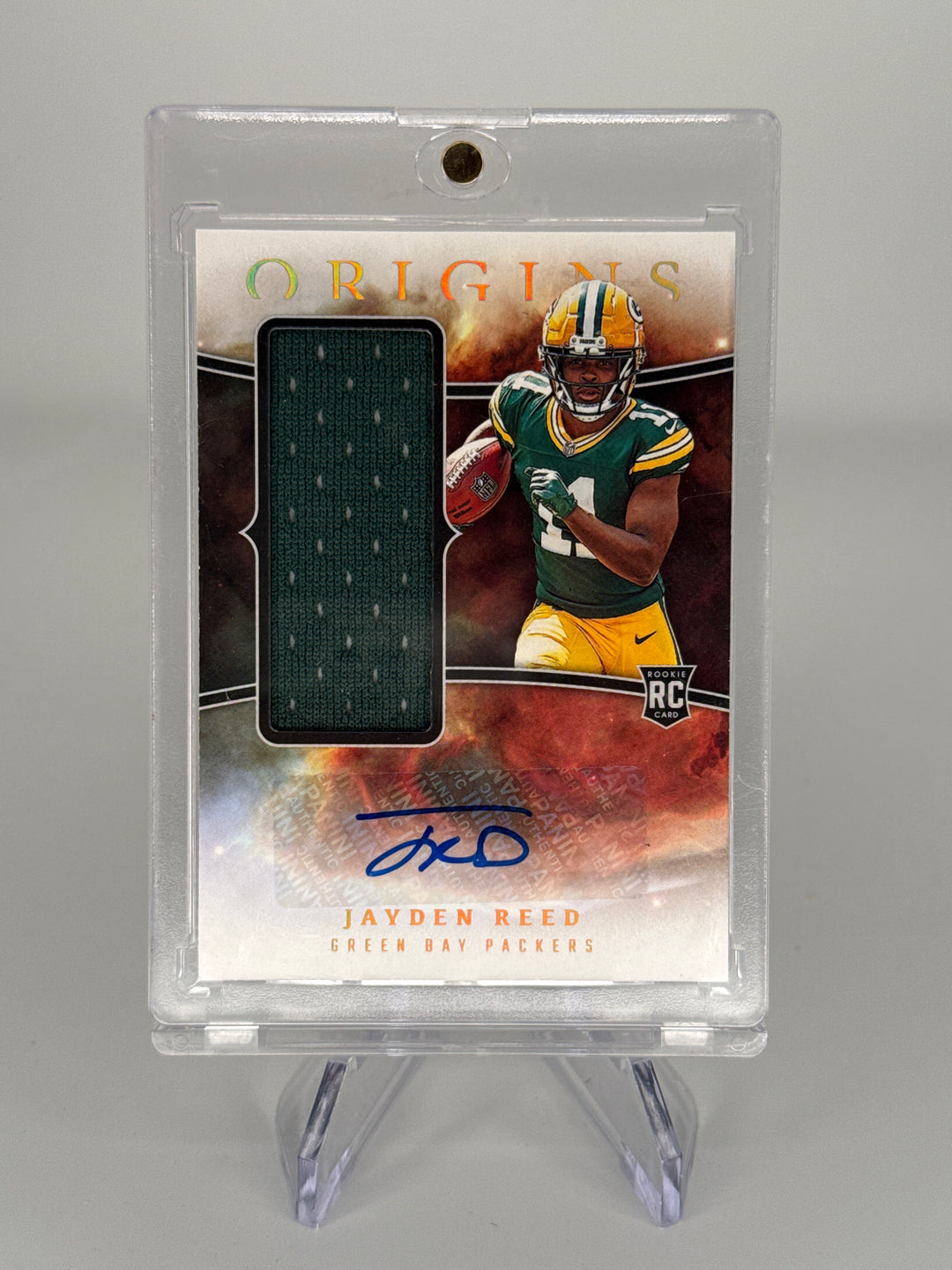 Jayden Reed 2023 Panini Origins Rookie Patch Auto