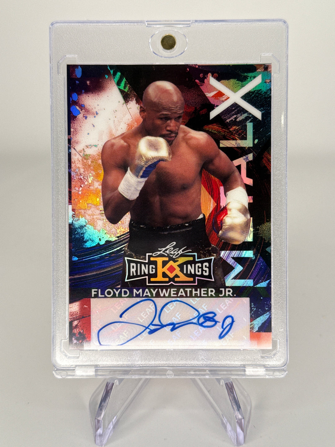 Floyd Mayweather Jr 2026 Leaf Ring Kings 1/1 Auto