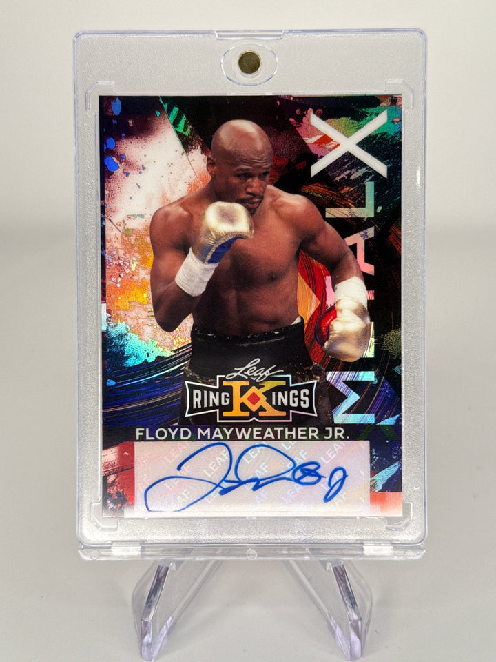 Floyd Mayweather Jr 2026 Leaf Ring Kings 1/1 Auto