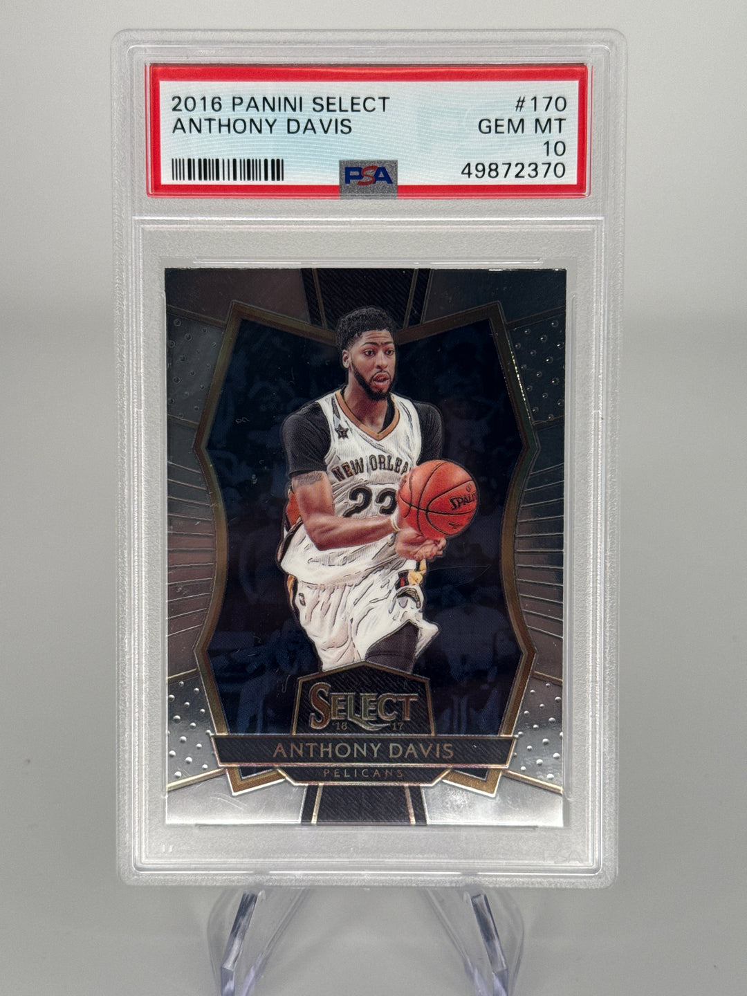 Anthony Davis 2016 Panini Select, PSA 10 Gem Mint
