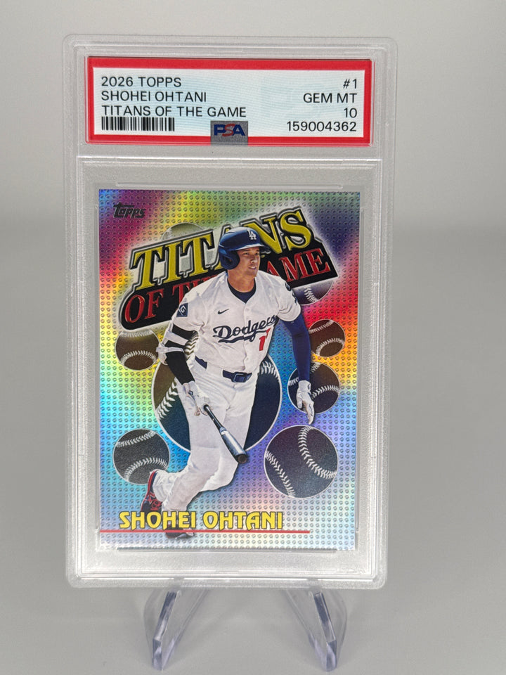 Shohei Ohtani 2026 Topps Titans of the Game, PSA 10 Gem Mint