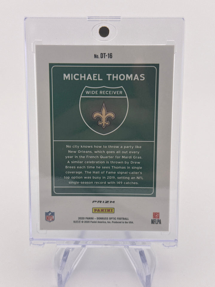 Michael Thomas 2020 Panini Donruss Optic SSP Case Hit Downtown