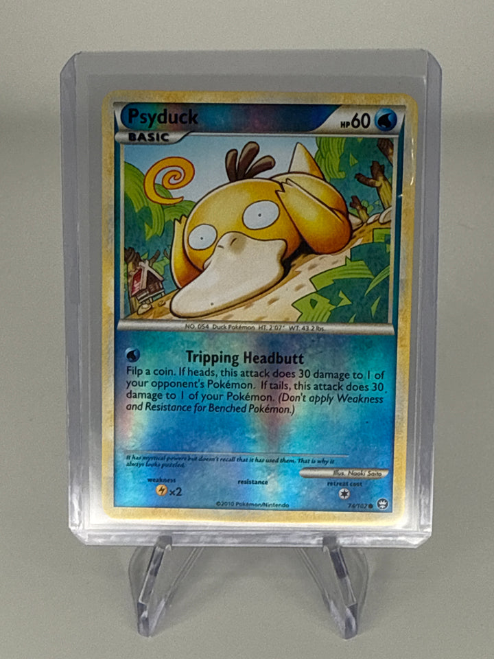 Pokemon TCG 2010 Psyduck Soul Silver Triumphant Reverse Holo, 74/102