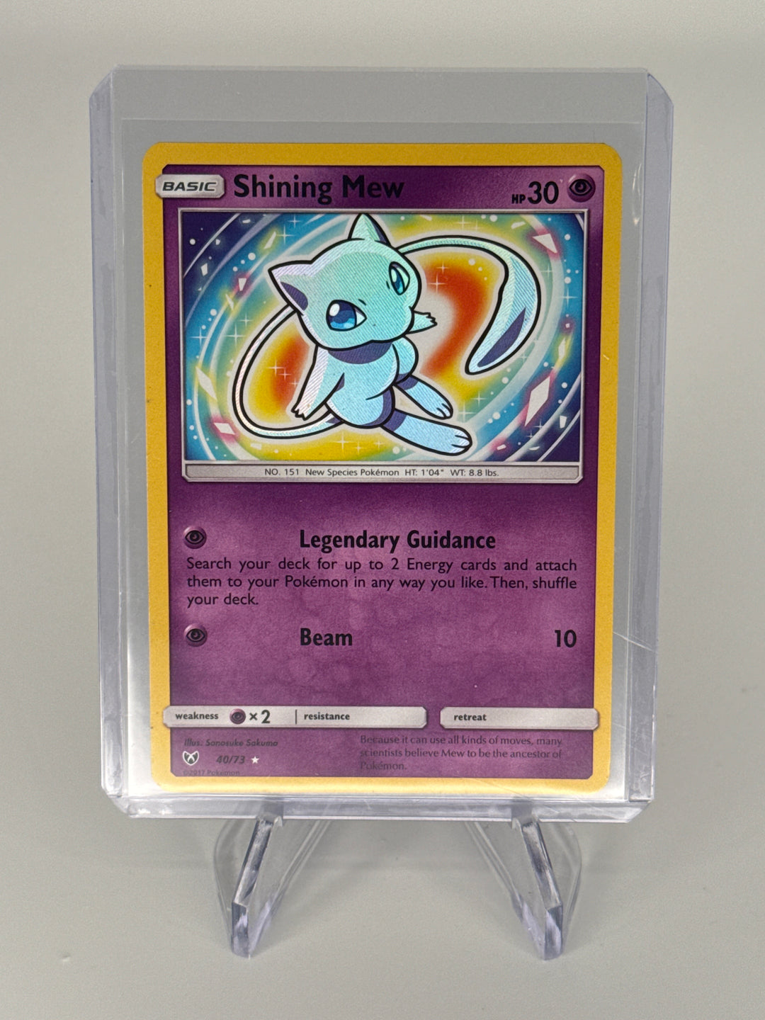 Pokemon TCG 2017 Shining Mew Shining Legends, 40/73
