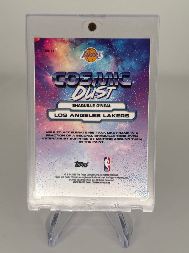 Shaquille O'Neal 2026 Topps Chrome Cosmic Dust SSP Case Hit