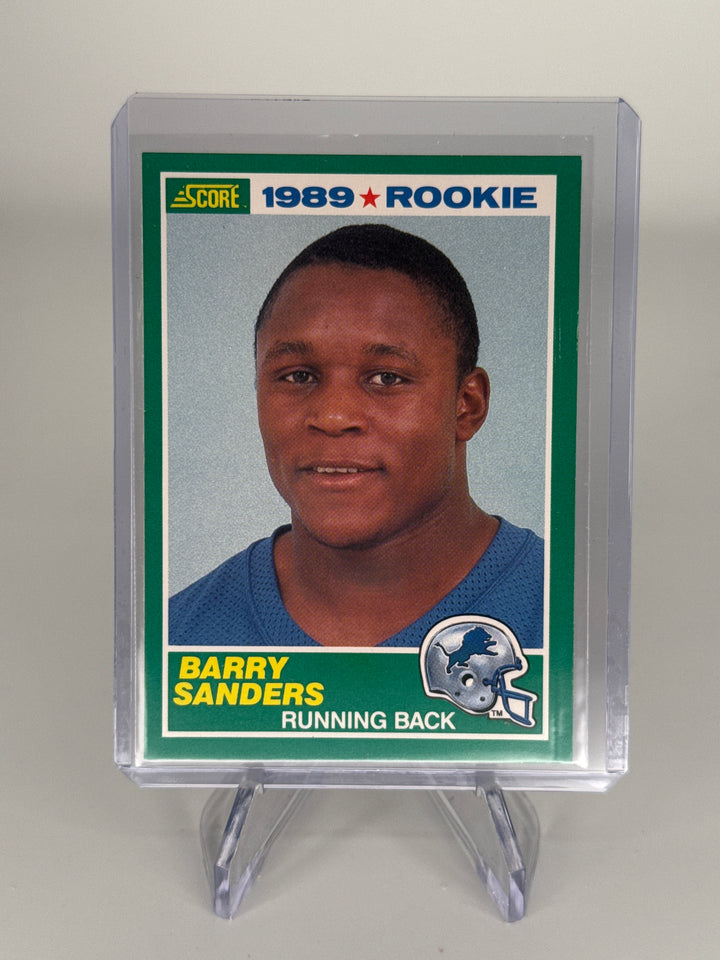 Barry Sanders 1989 Score Rookie