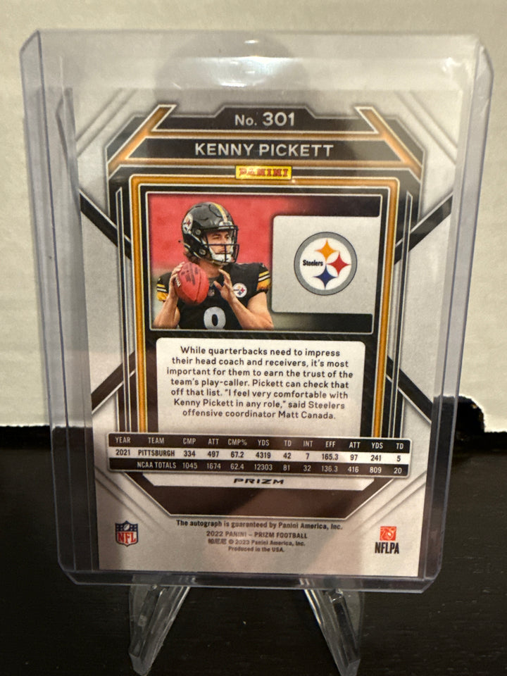 Kenny Pickett 2021 Panini Prizm Disco Rookie Auto