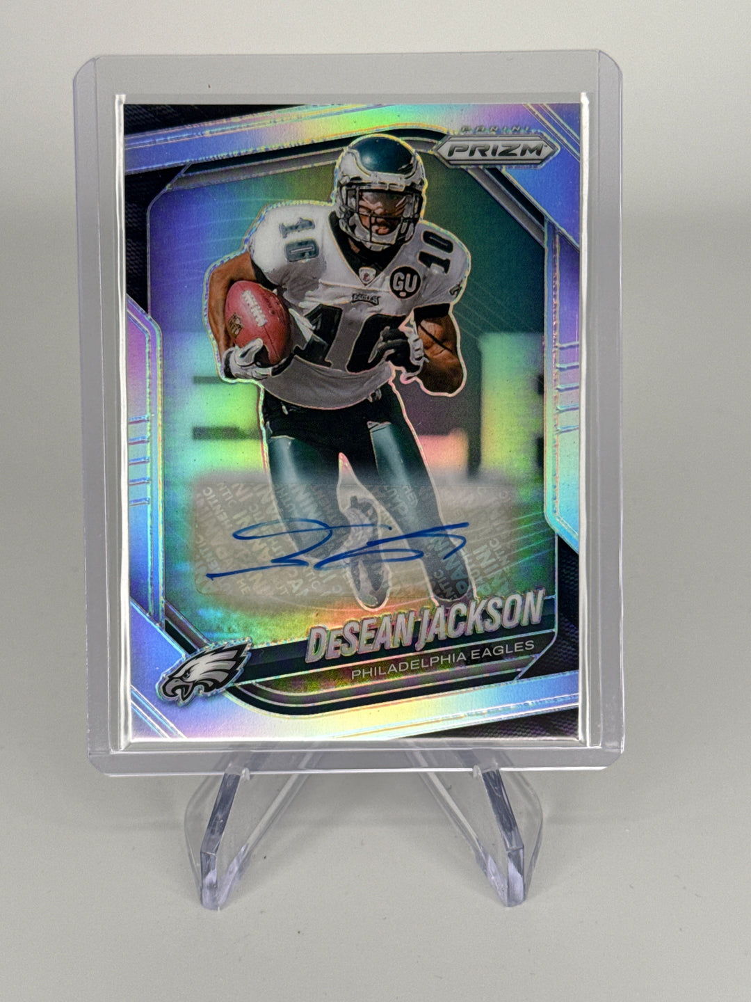 DeSean Jackson 2025 Panini Prizm Silver Auto