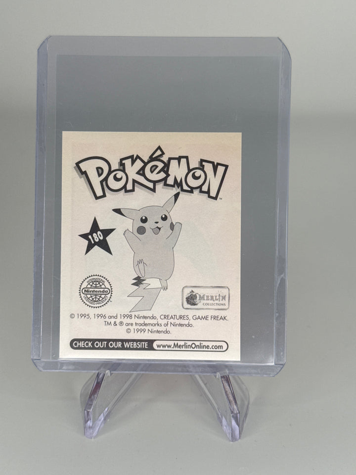 Pokemon TCG 1999 Charizard 180 Merlin Sticker