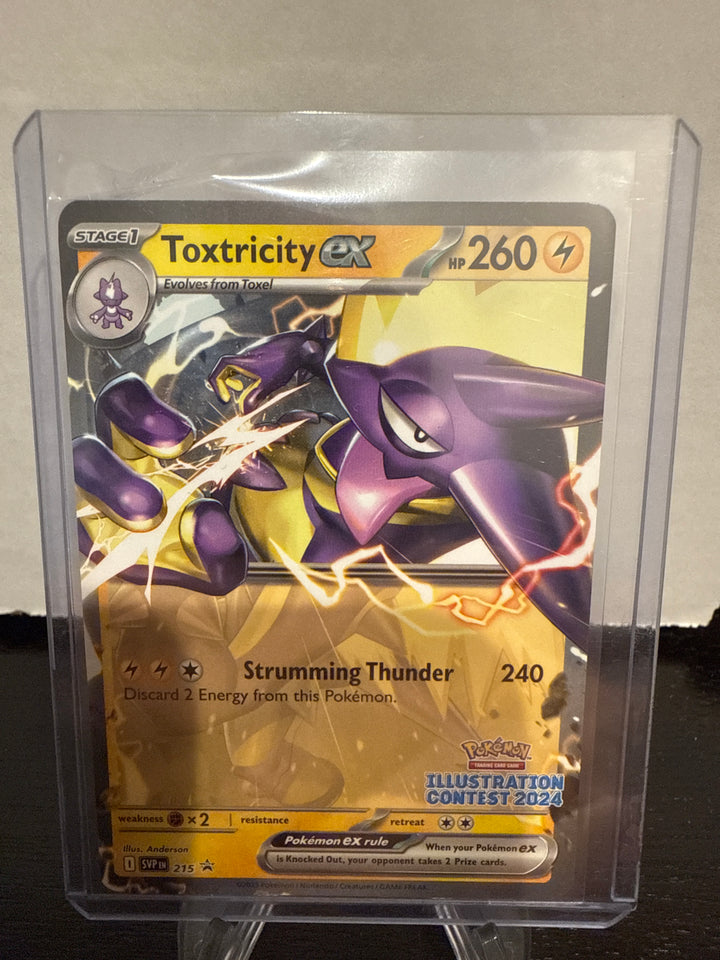 Pokemon TCG 2025 Toxtricity EX 2024 Illustration Contest, 215