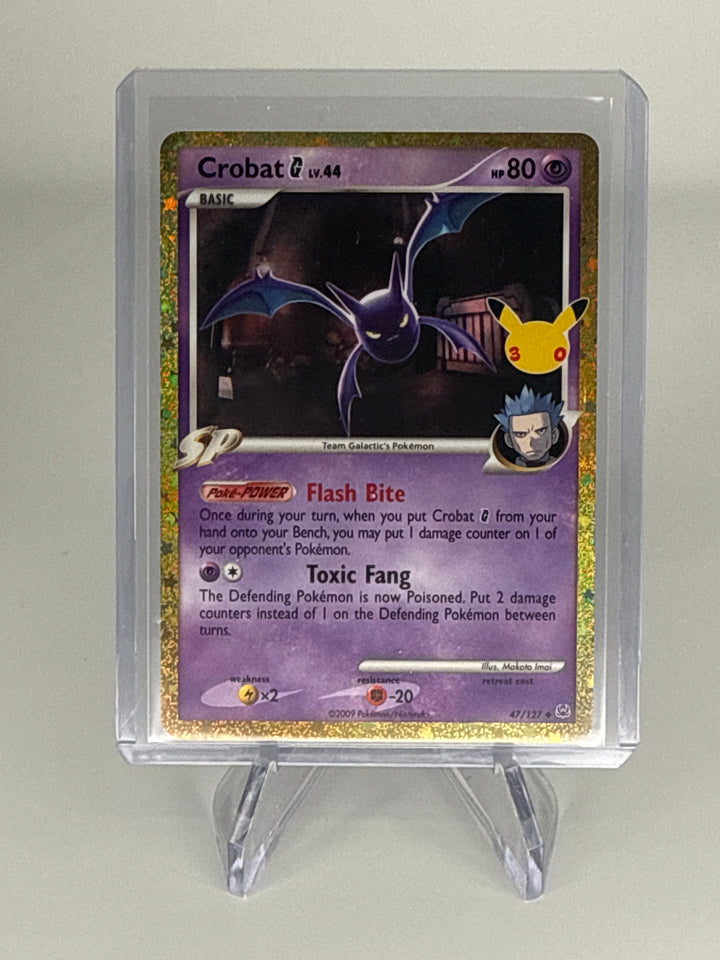 Pokemon TCG 2026 Crobat 30th Anniversary Holo, 47/127