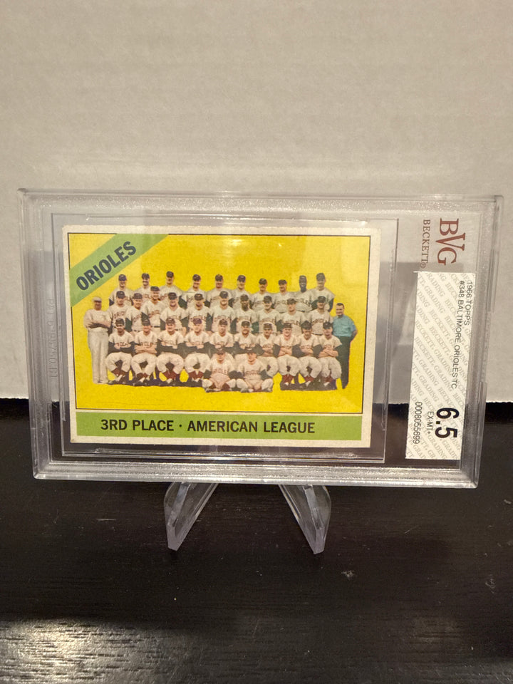 1966 Topps Orioles Team, BVG 6.5
