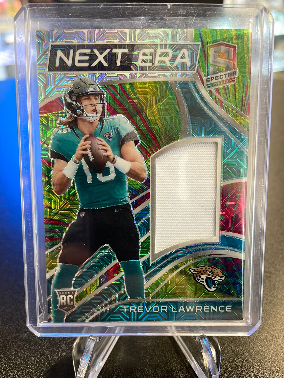 Trevor Lawrence 2021 Panini Spectra Rookie Jersey Relic