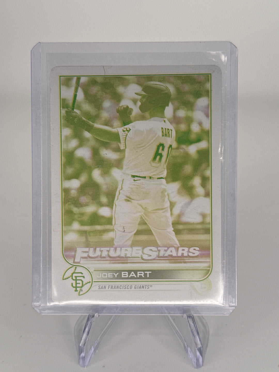 Joey Bart 2022 Topps Series 2 Future Stars Yellow Printing Plate 1/1 Rookie