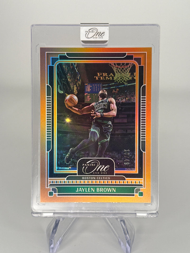 Jaylen Brown 2024 Panini One & One Orange, 13/49