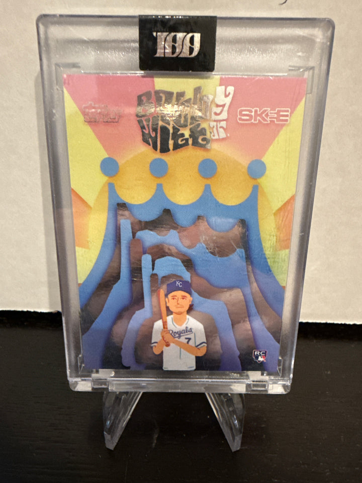 Bobby Witt Jr 2022 Topps Project 100 Rookie, DJ Skee