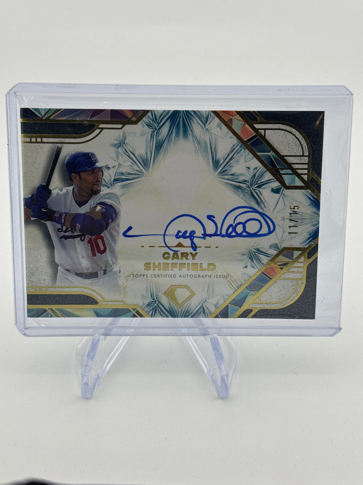 Gary Sheffield 2025 Topps Diamond Icons Diamond Auto, 11/15