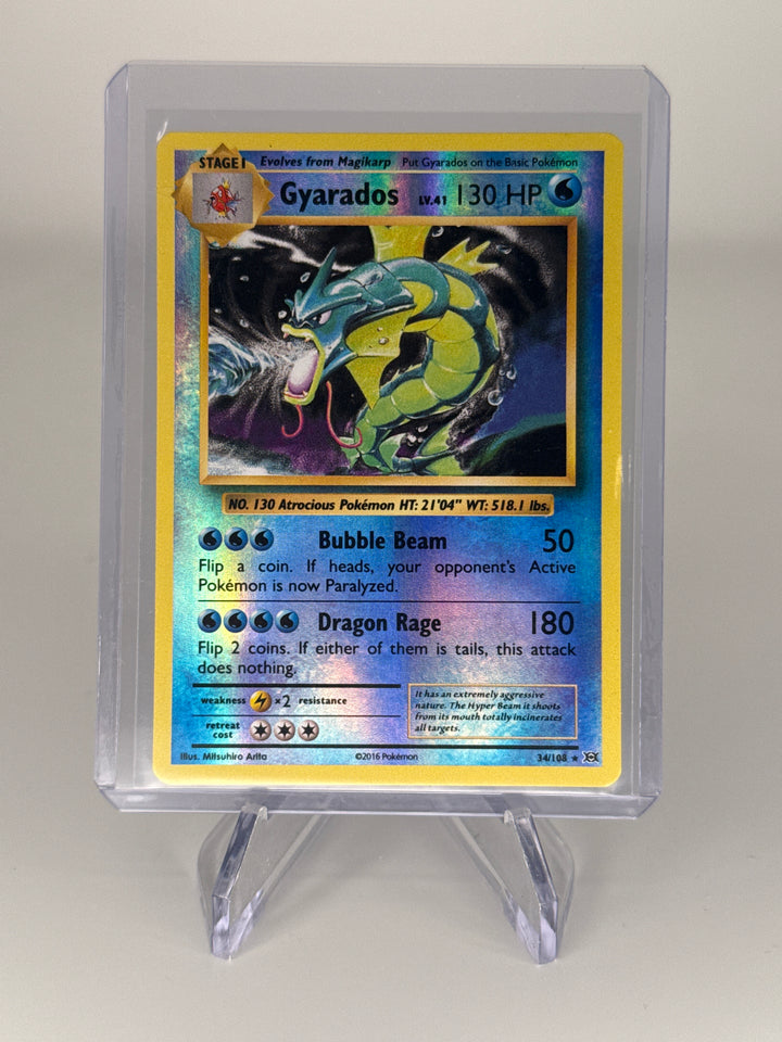 Pokemon TCG 2016 Gyarados Evolutions Reverse Holo, 34/108