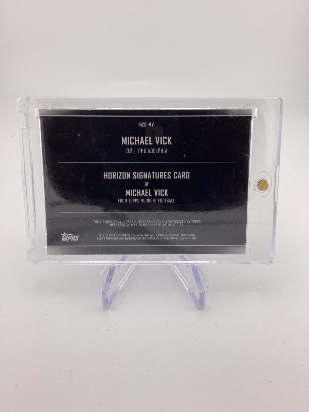 Michael Vick 2024 Topps Midnight Auto, 16/99